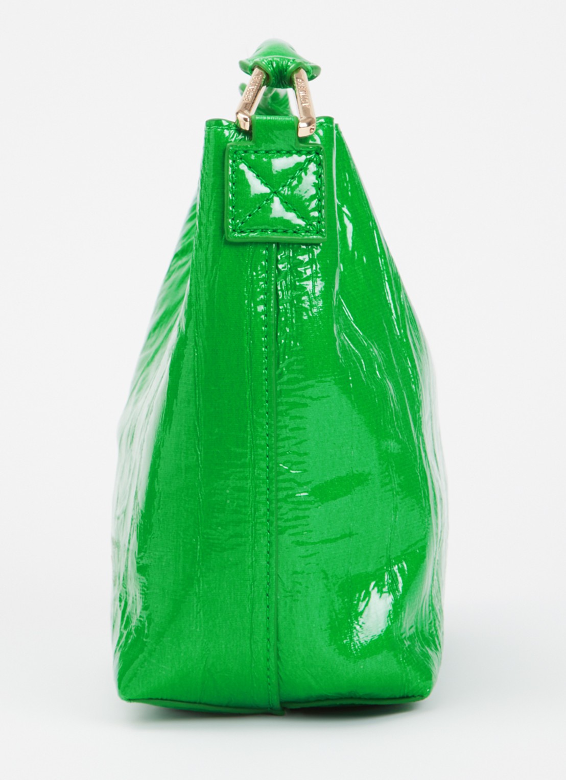 Essentiel Antwerp Jhossi handtas van leer met afneembare schouderriem - detail 3 groen