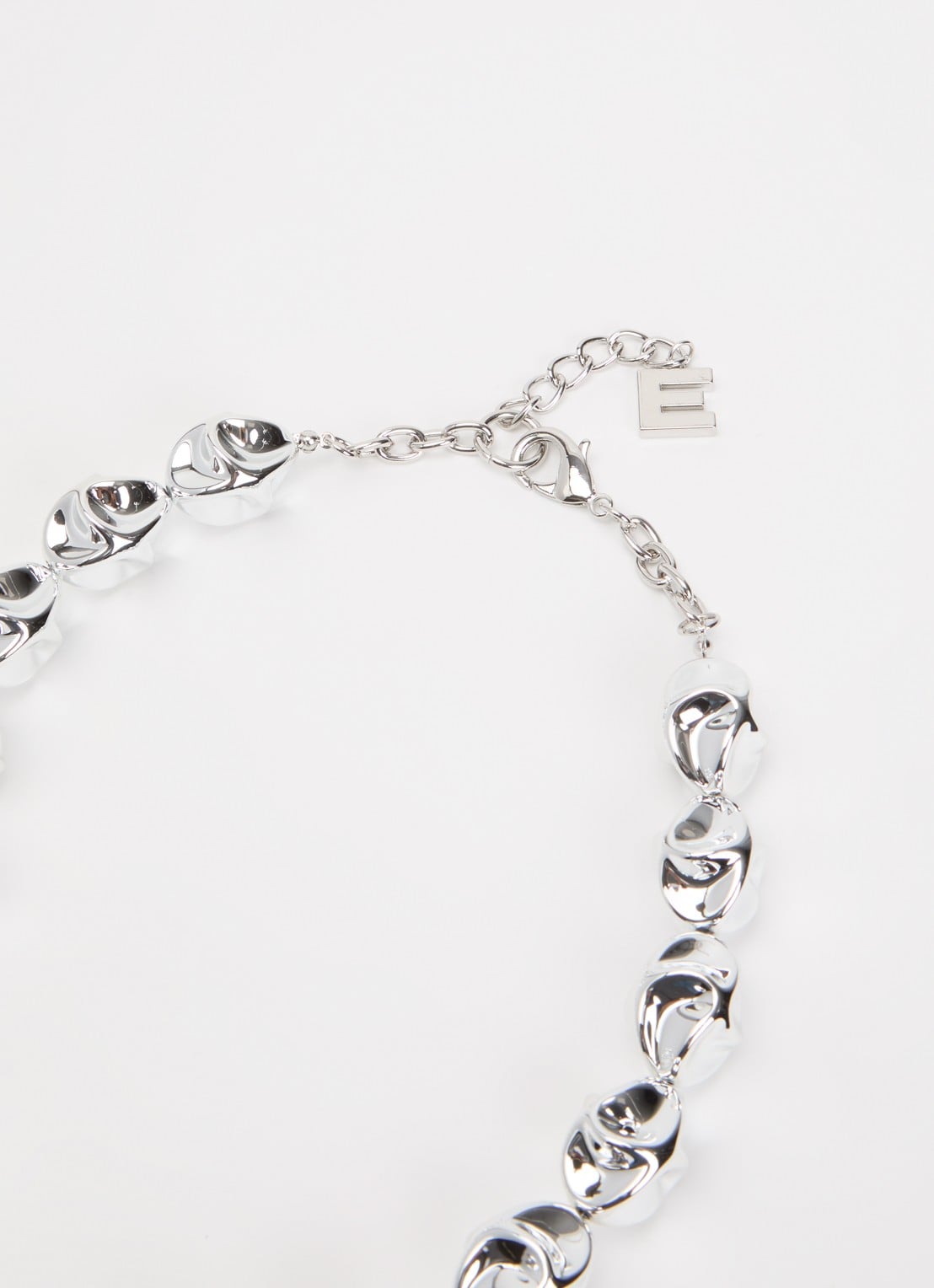 Essentiel Antwerp Jiscool ketting met hanger - detail 4 zilver