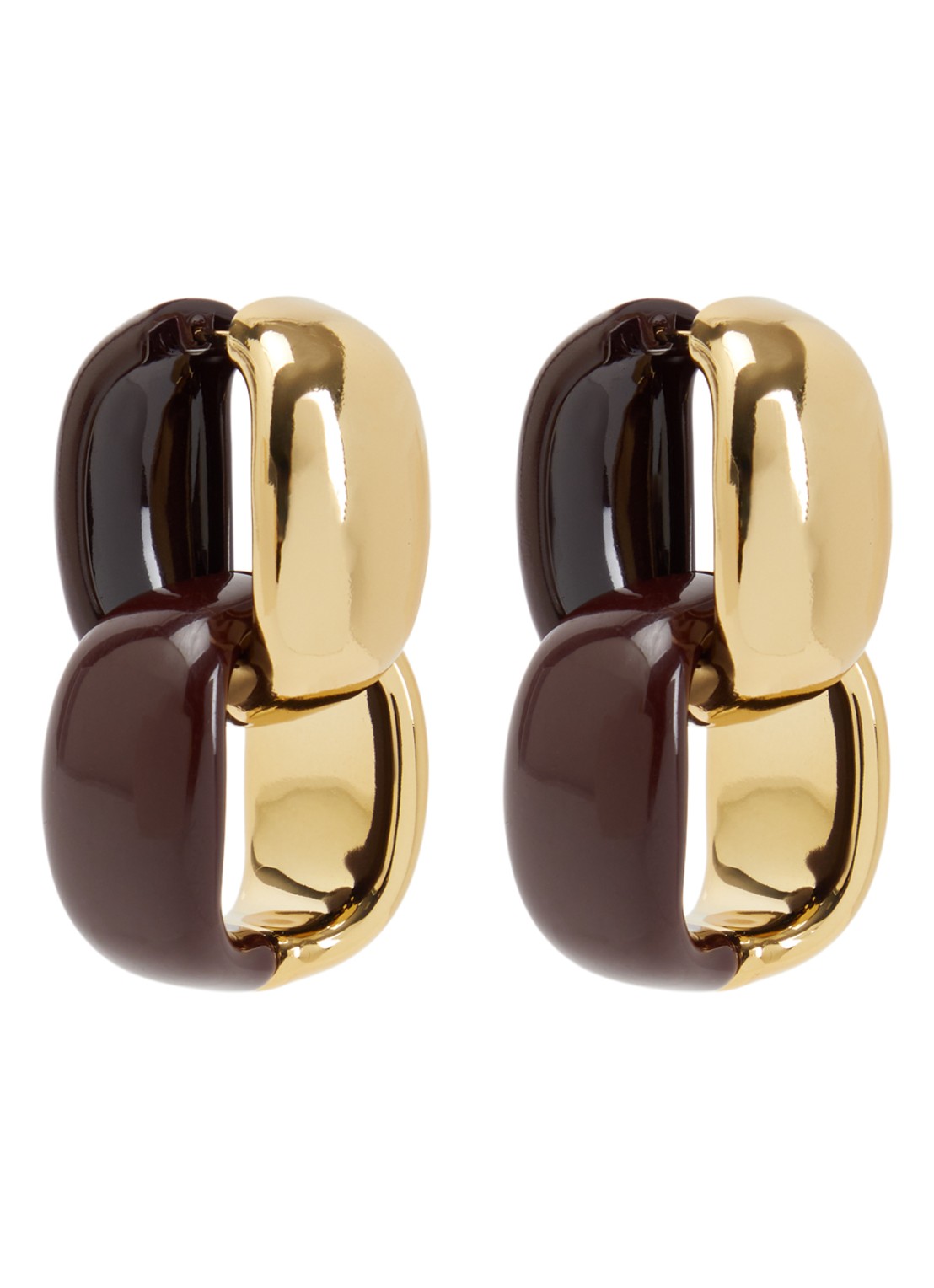 Essentiel Antwerp Karrie oorbellen met hanger - voorkant 2 goud