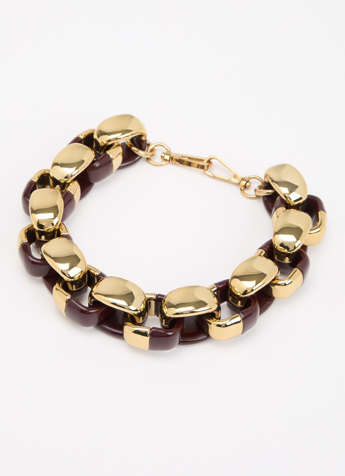 Essentiel Antwerp Kurve ketting  - detail 2 goud