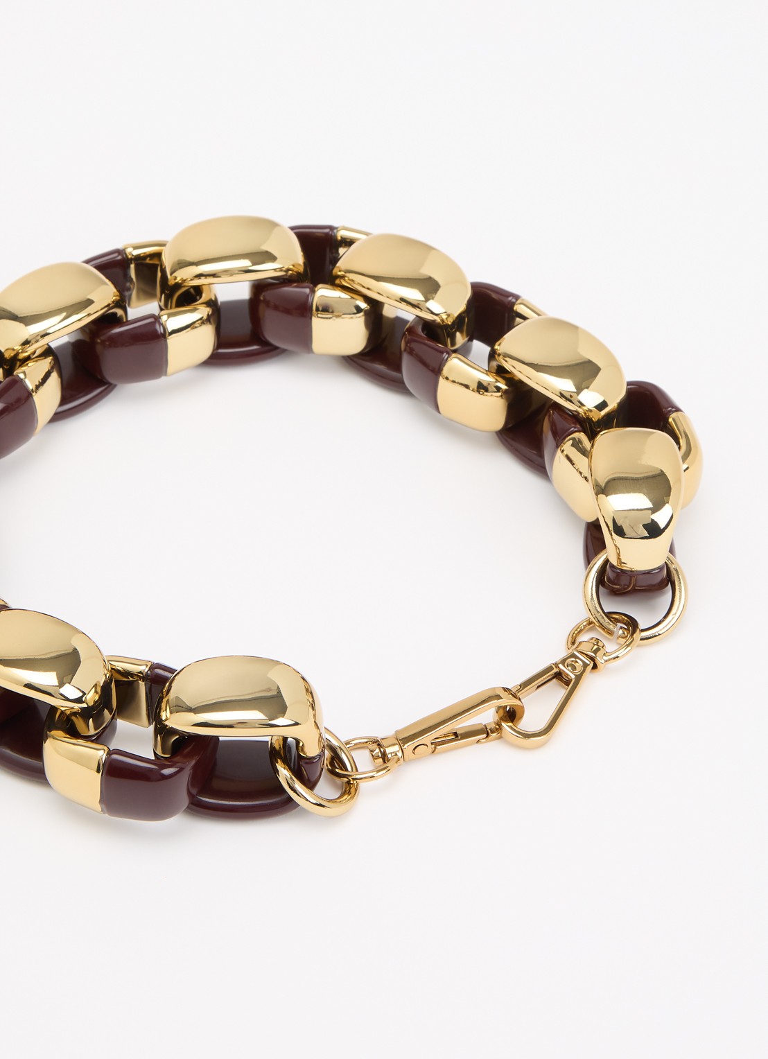 Essentiel Antwerp Kurve ketting  - detail 3 goud