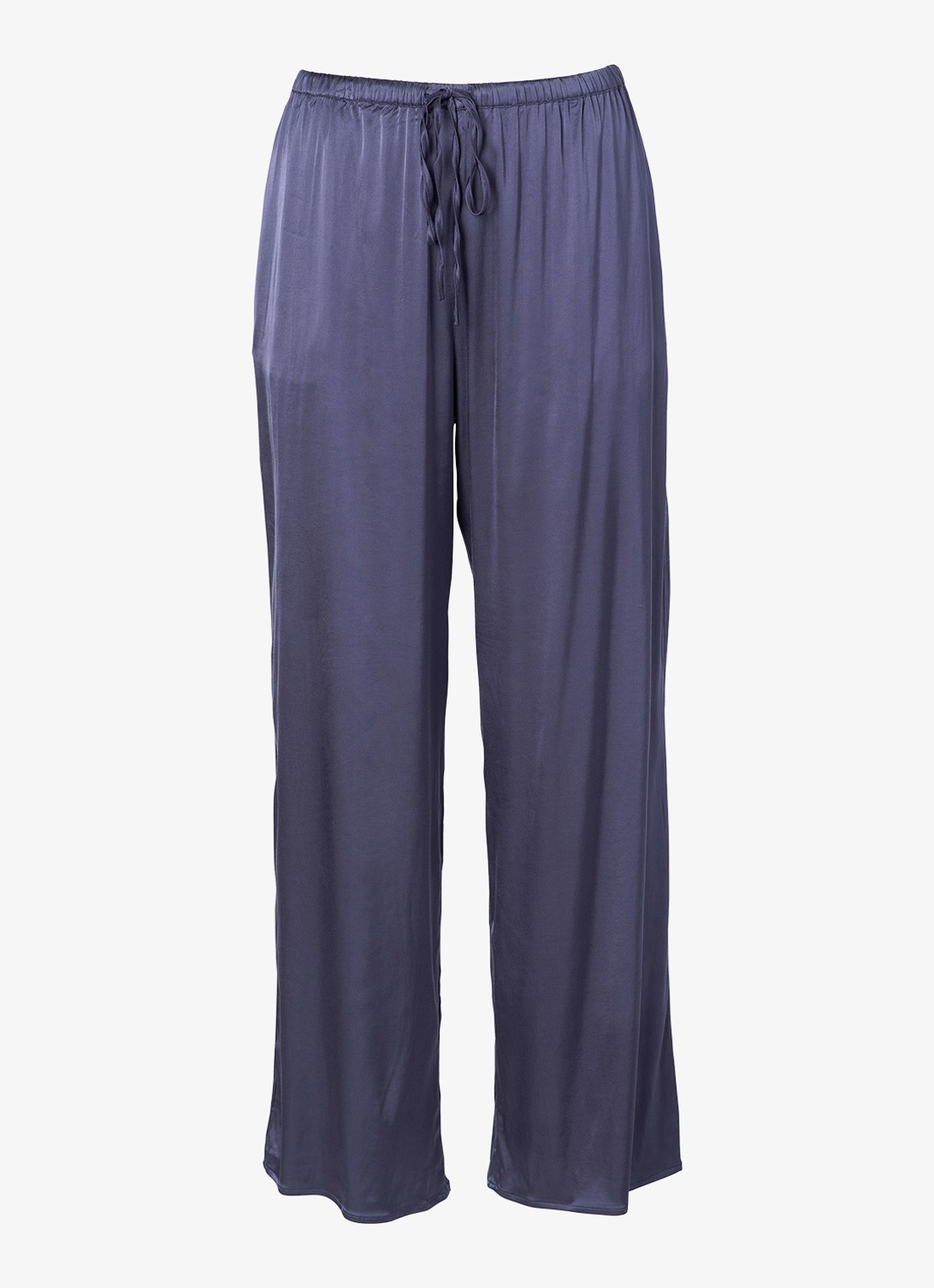 Essenza Ida loungebroek met glanzende finish - voorkant 8 donkerblauw