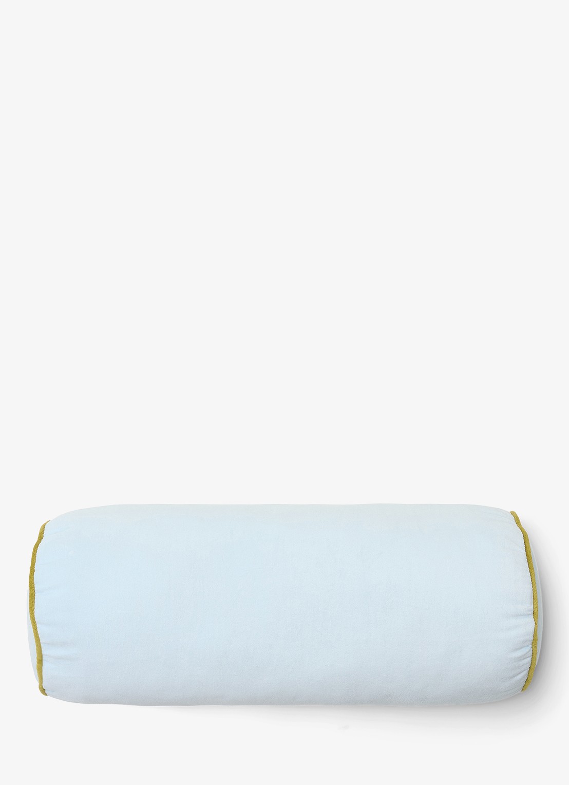 Essenza Luise sierkussen van fluweel 50 x 22 cm - voorkant lichtblauw