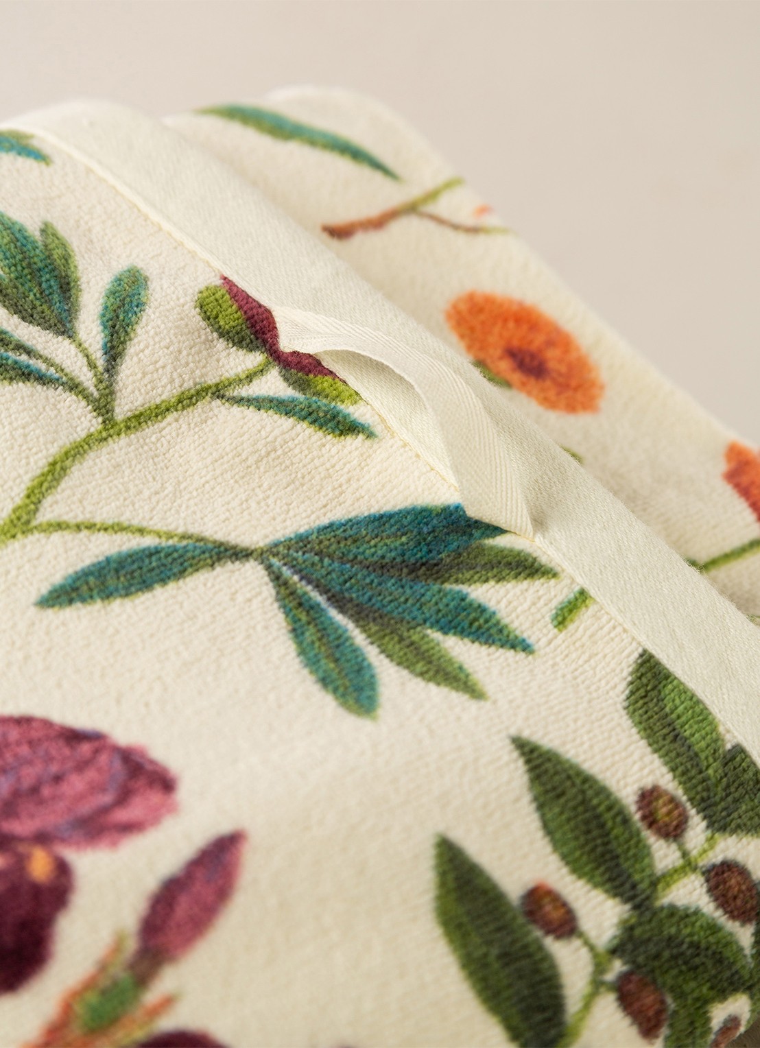Essenza Marigold badhanddoek - 500 gr/m2 - 50 x 100 cm - detail 3 creme