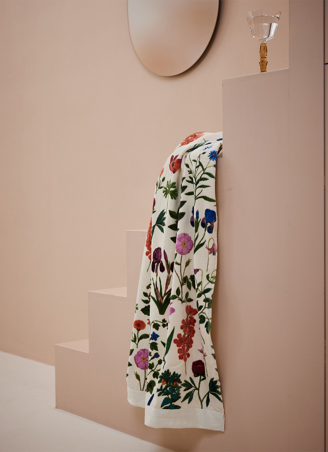Essenza Marigold badhanddoek - 500 gr/m2 - 50 x 100 cm - detail 4 creme
