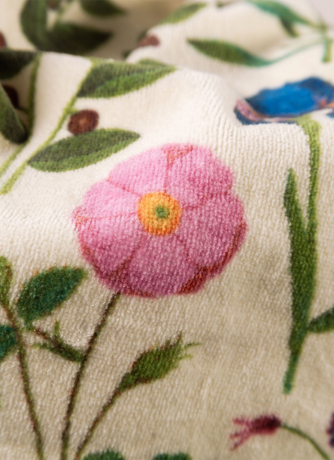Essenza Marigold badhanddoek - 500 gr/m2 - 50 x 100 cm - voorkant 2 creme