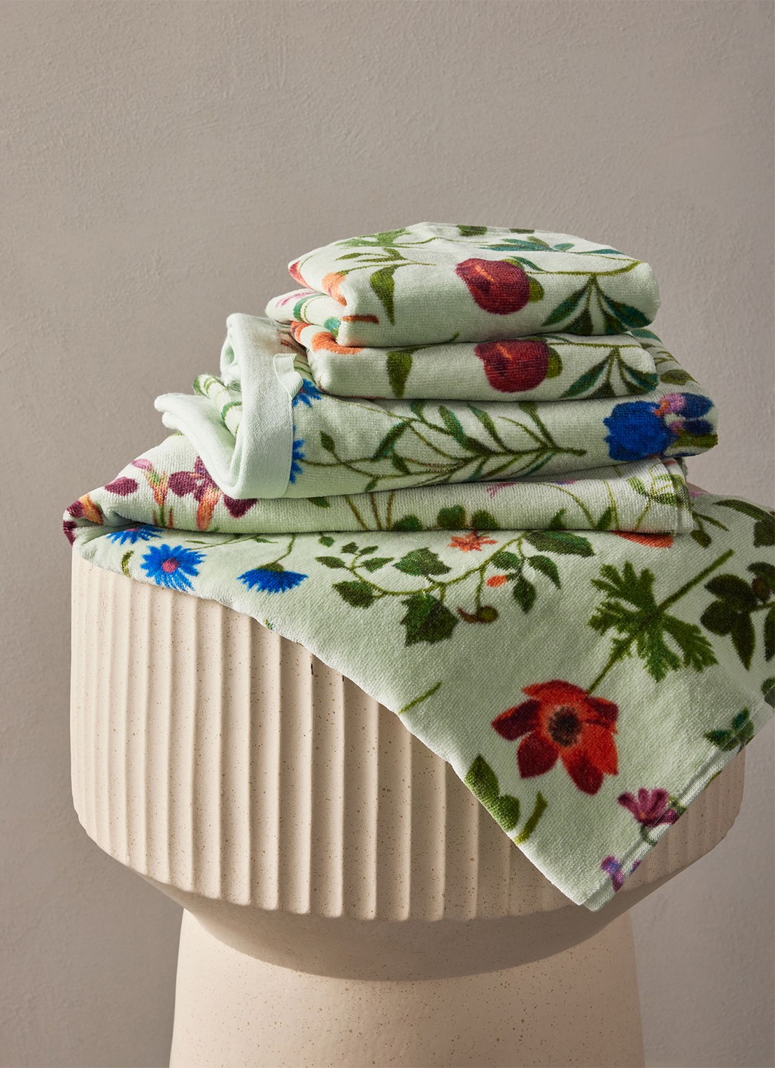 Essenza Marigold badhanddoek - 500 gr/m2 - 50 x 100 cm - voorkant 4 mint