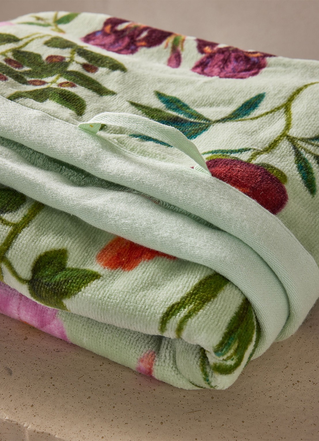Essenza Marigold gastendoek - 500gr/m2  - 30 x 50 cm - detail 3 mint