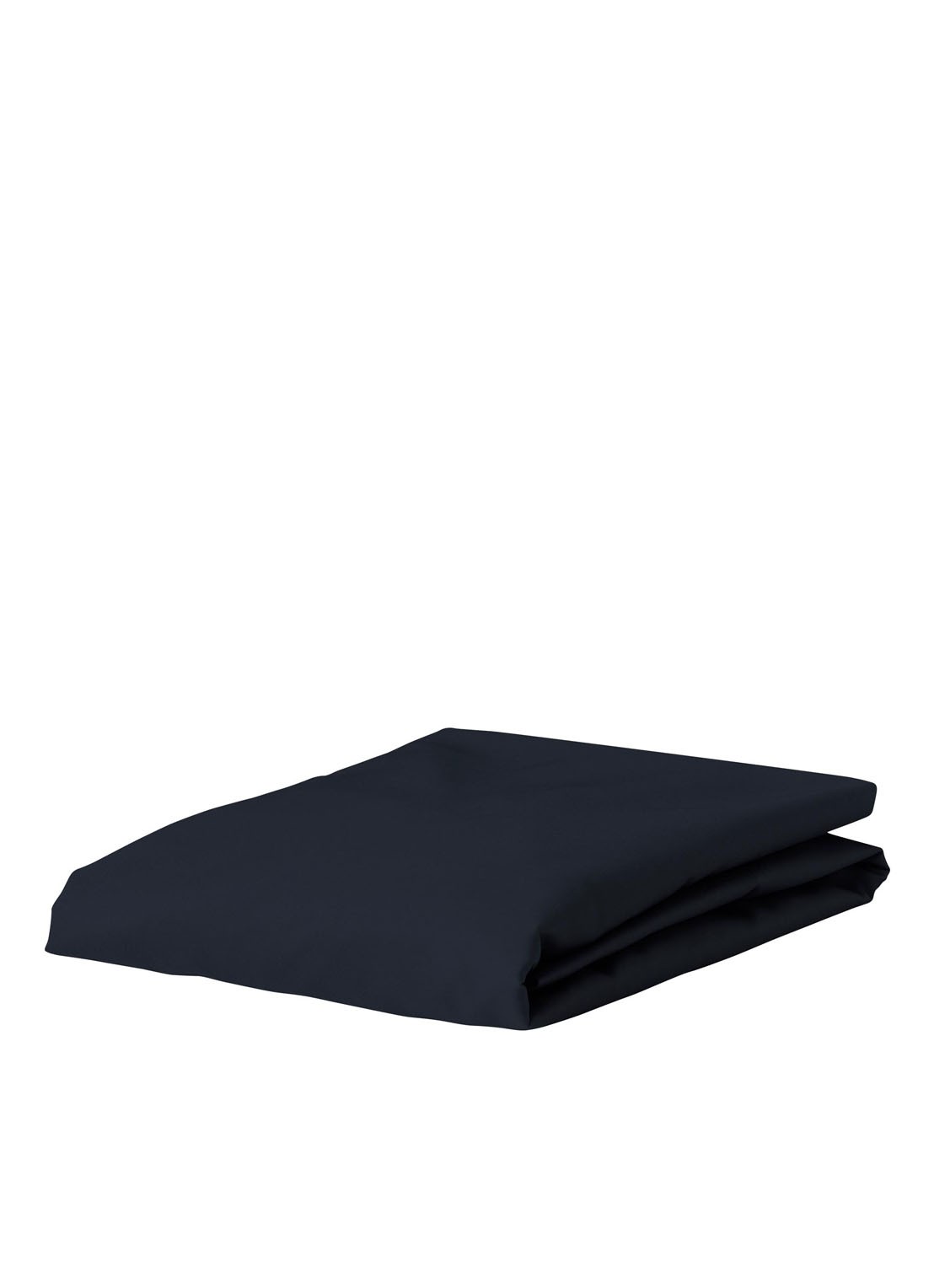 Essenza Minte hoeslaken van katoensatijn 300TC, hoekhoogte 35 cm - voorkant 6 donkerblauw