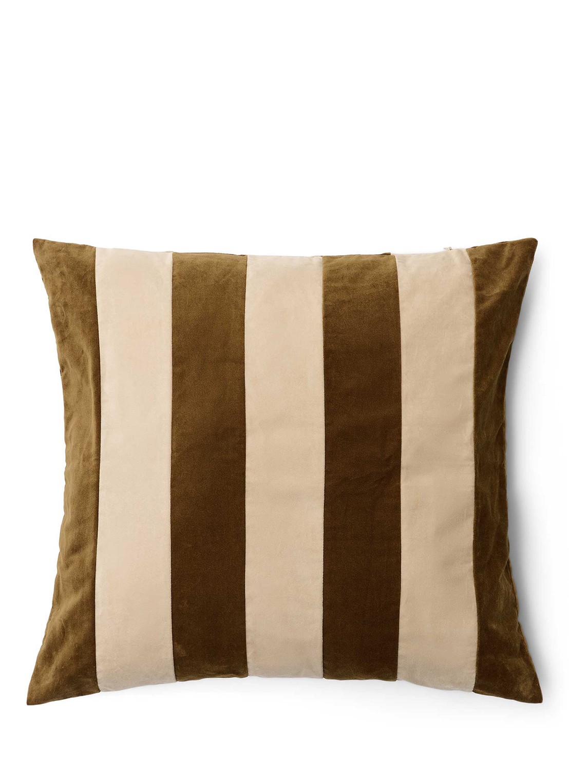 Essenza Nino sierkussen van fluweel 50 x 50 cm - voorkant 2 bruin