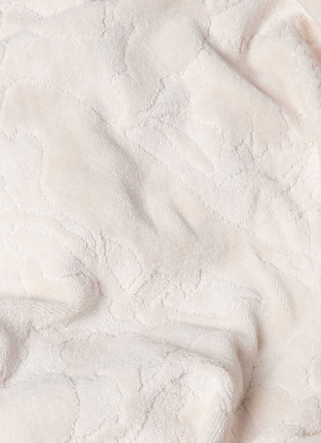 Essenza Rosie badhanddoek - 600 gr/m2 - 50 x 100 cm - detail 3 vanillegeel