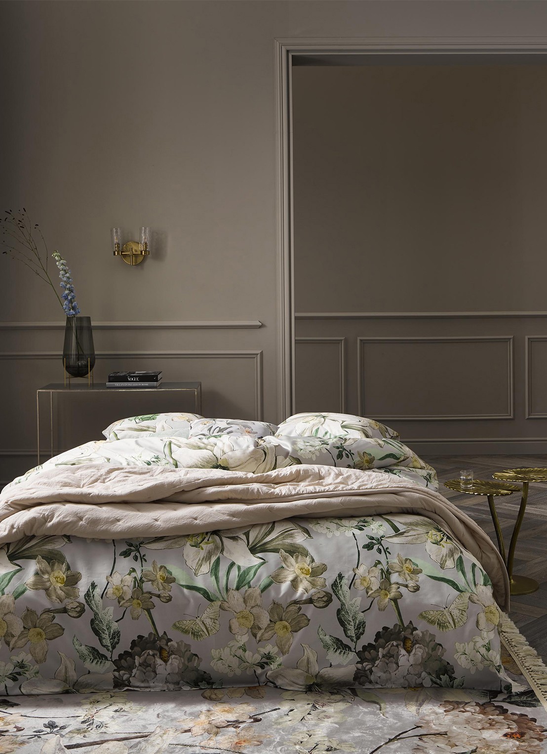Essenza Ruth plaid 150 x 200 cm - detail beige