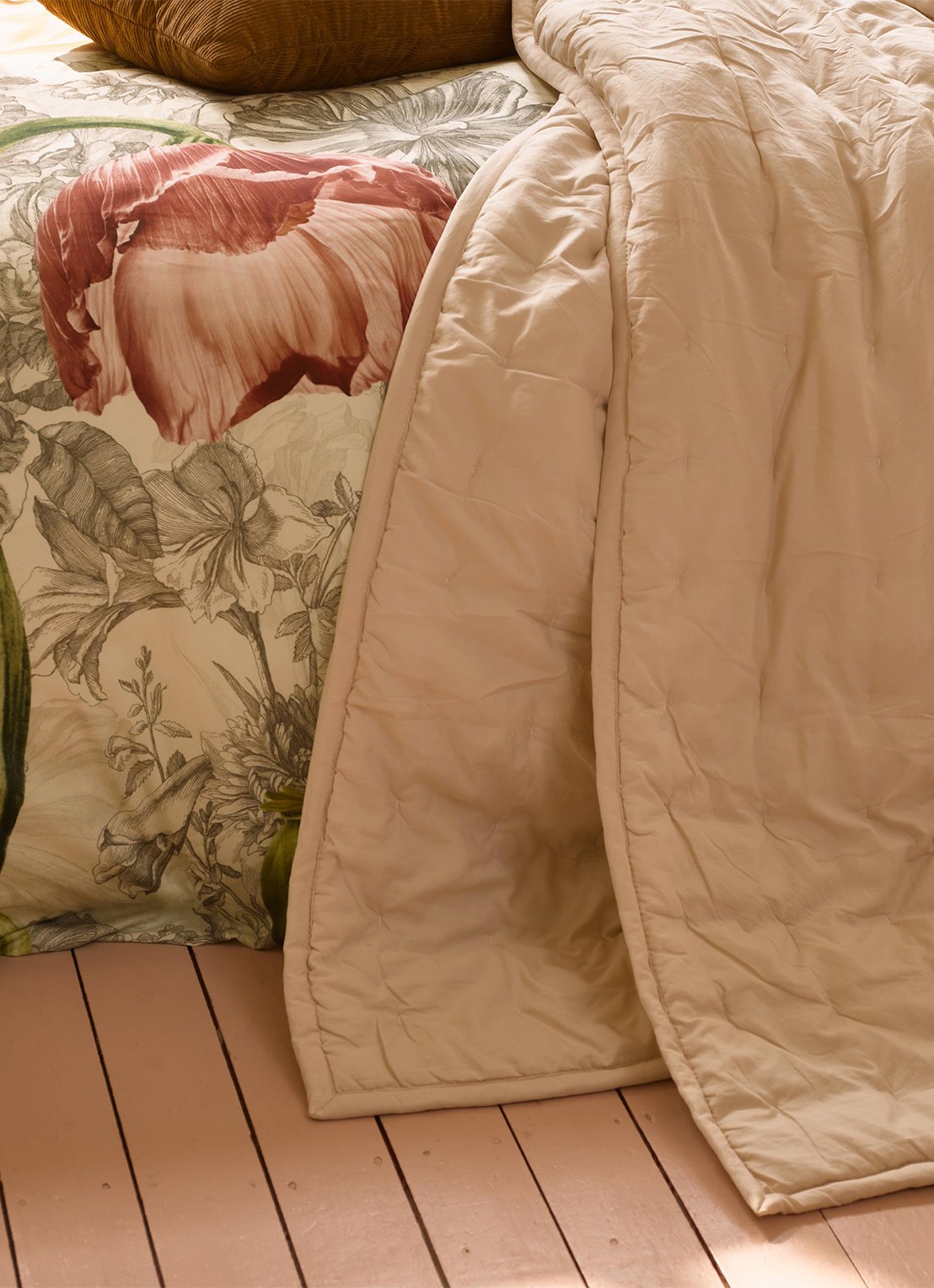 Essenza Ruth plaid 150 x 200 cm - detail 2 beige