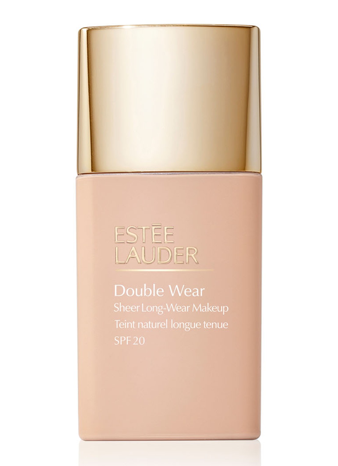 Estée Lauder Double Wear Sheer Long-Wear Makeup SPF 20 - foundation - voorkant 1c1 cool bone