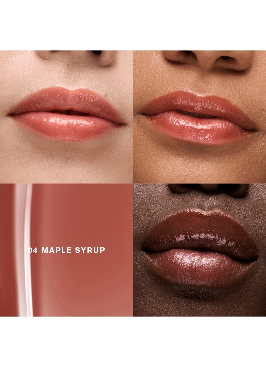 Estée Lauder Glossy Pout Lip Oil -  lipolie - detail 4 maple syrup