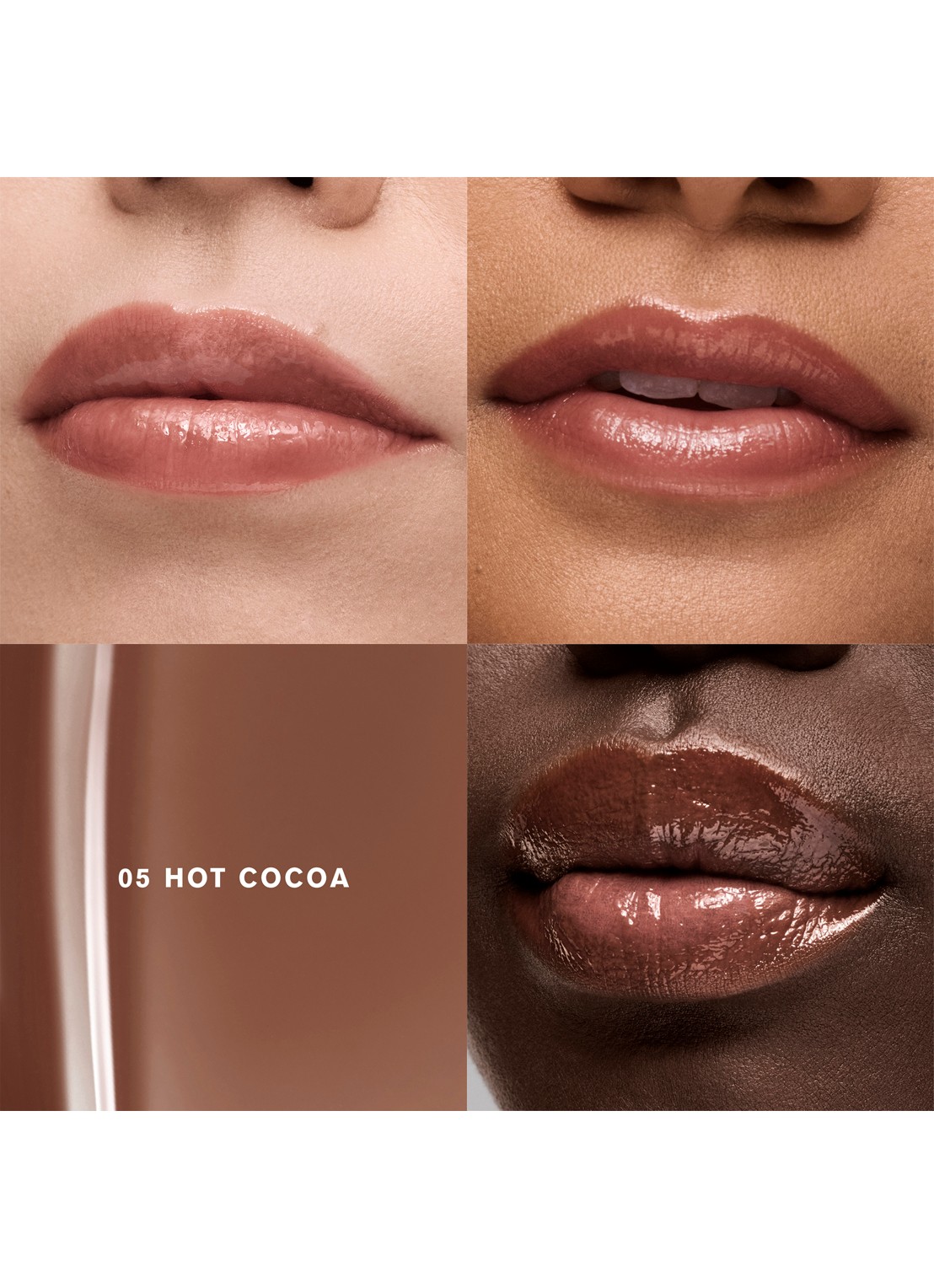 Estée Lauder Glossy Pout Lip Oil -  lipolie - detail 4 hot cocoa