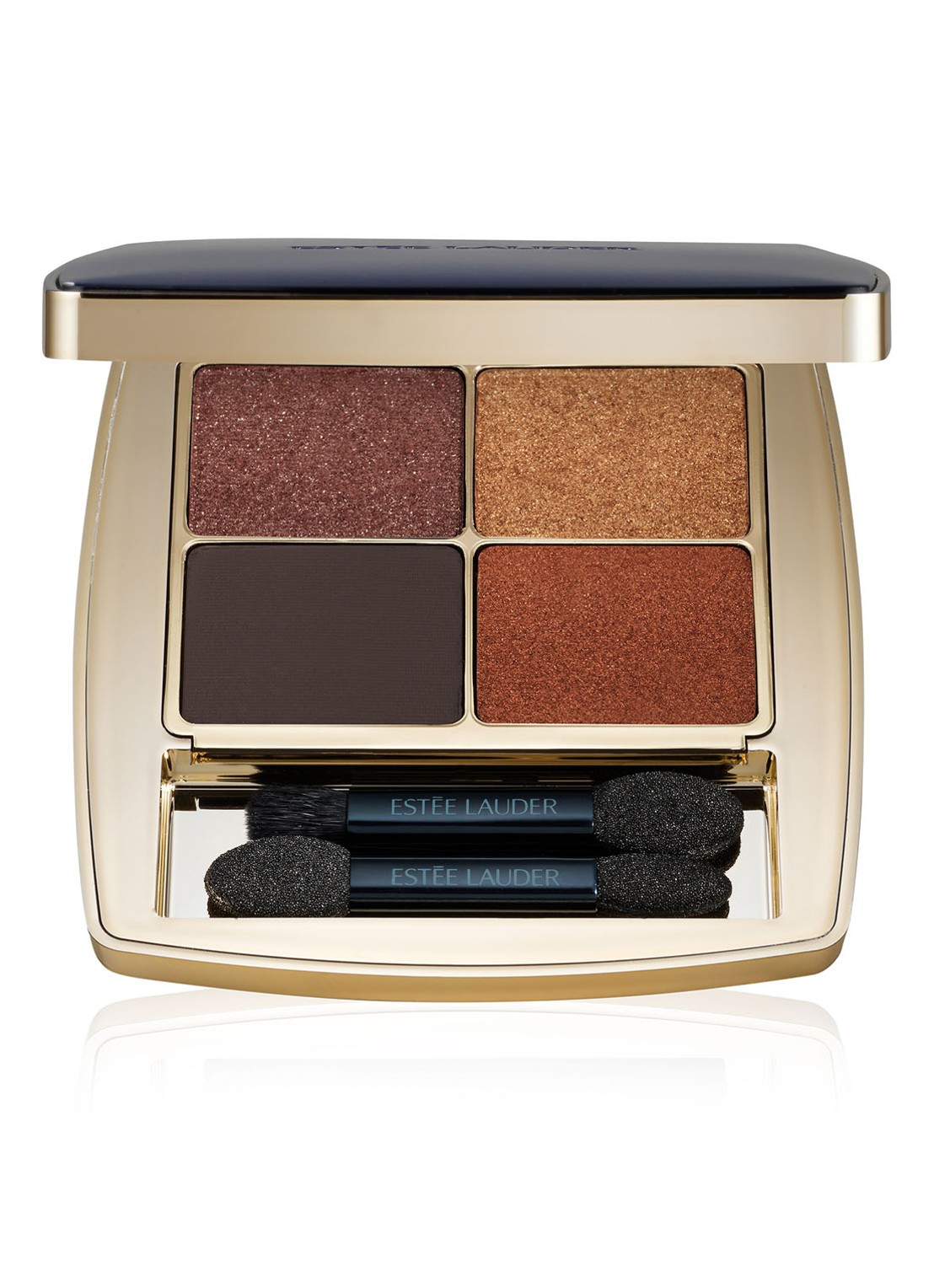 Estée Lauder Pure Color Envy Luxe EyeShadow Quad - oogschaduw palette - voorkant 2 wild earth