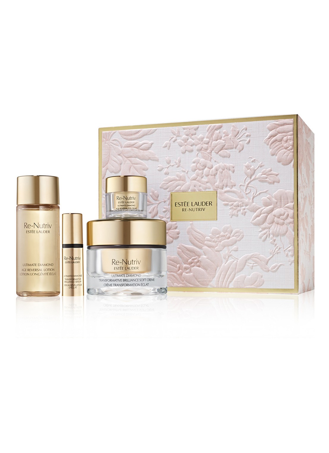 Estée Lauder Re-Nutriv Ultimate Diamond Skincare set - verzorgingsset - voorkant 3 undefined