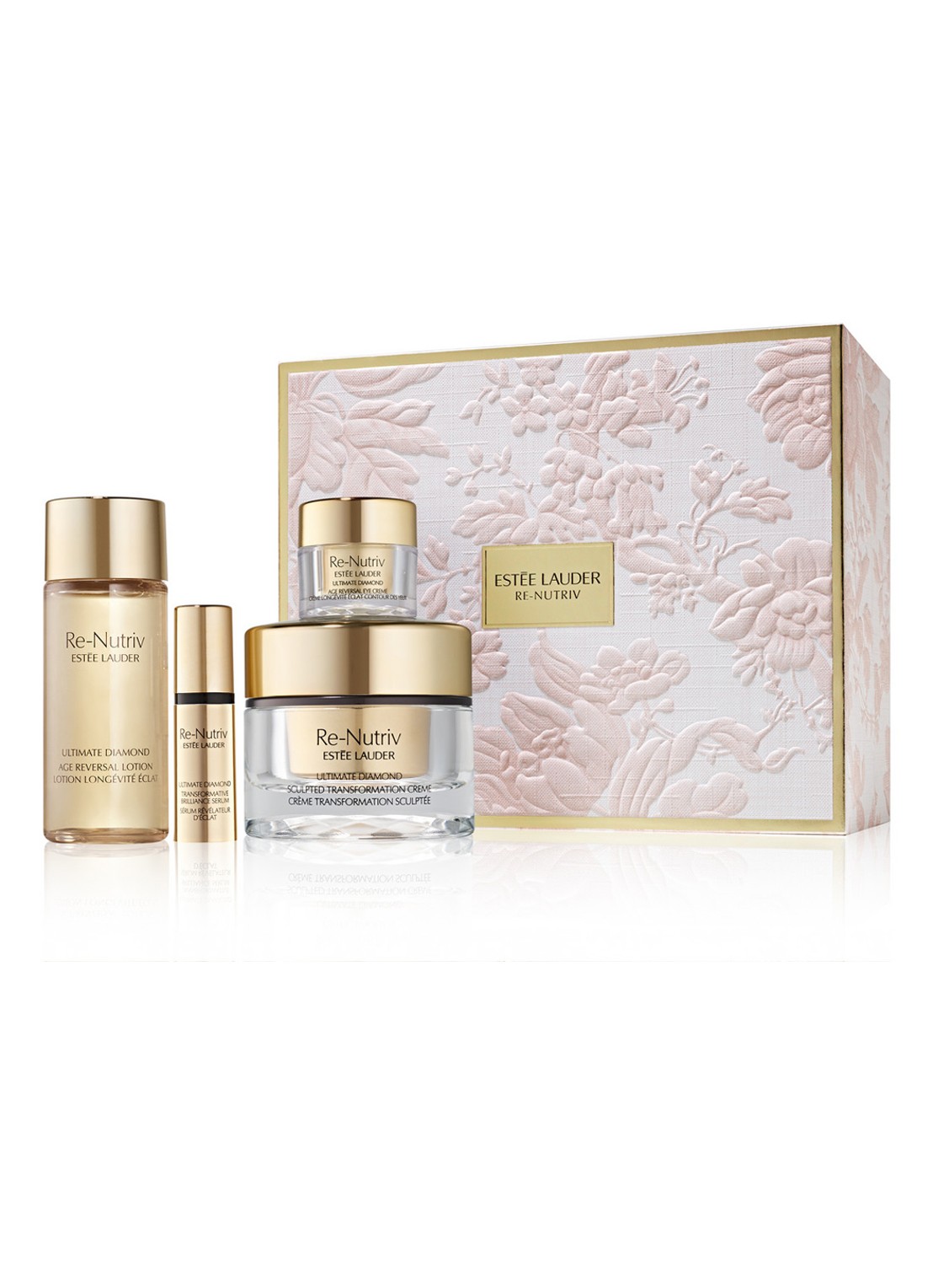 Estée Lauder Re-Nutriv Ultimate Diamond Skincare set - verzorgingsset - voorkant undefined