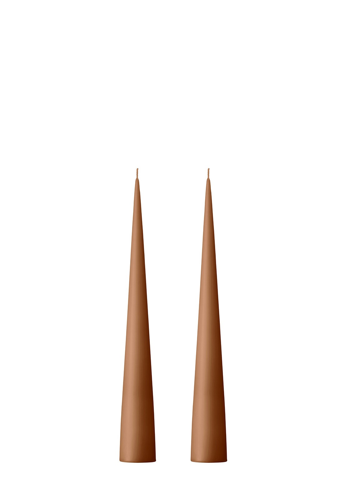 ester & erik Cone dinerkaars 25 cm set van 2 - voorkant bruin