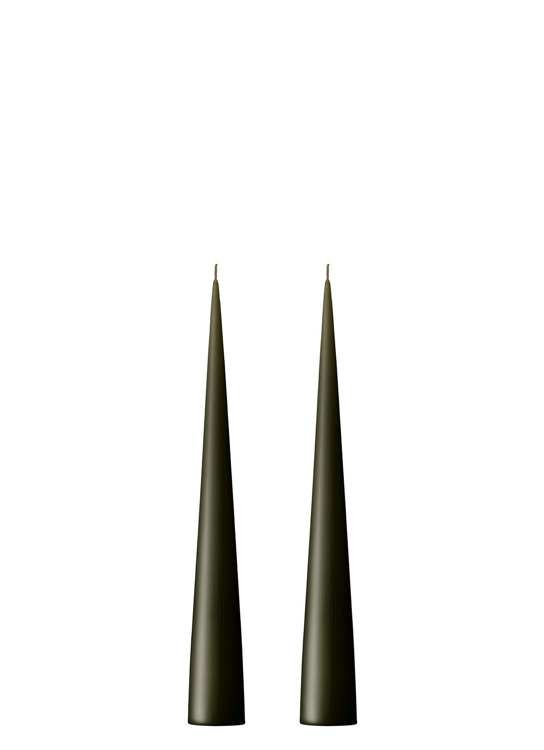 ester & erik Cone dinerkaars 25 cm set van 2 - voorkant groen