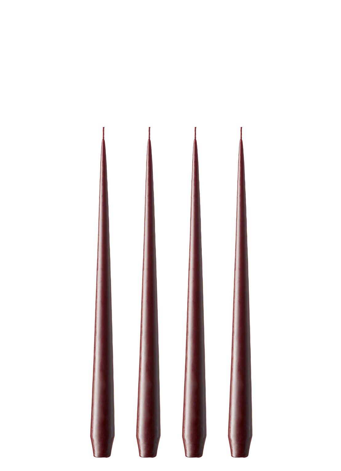ester & erik Taper dinerkaars 32 cm set van 4 - voorkant paars