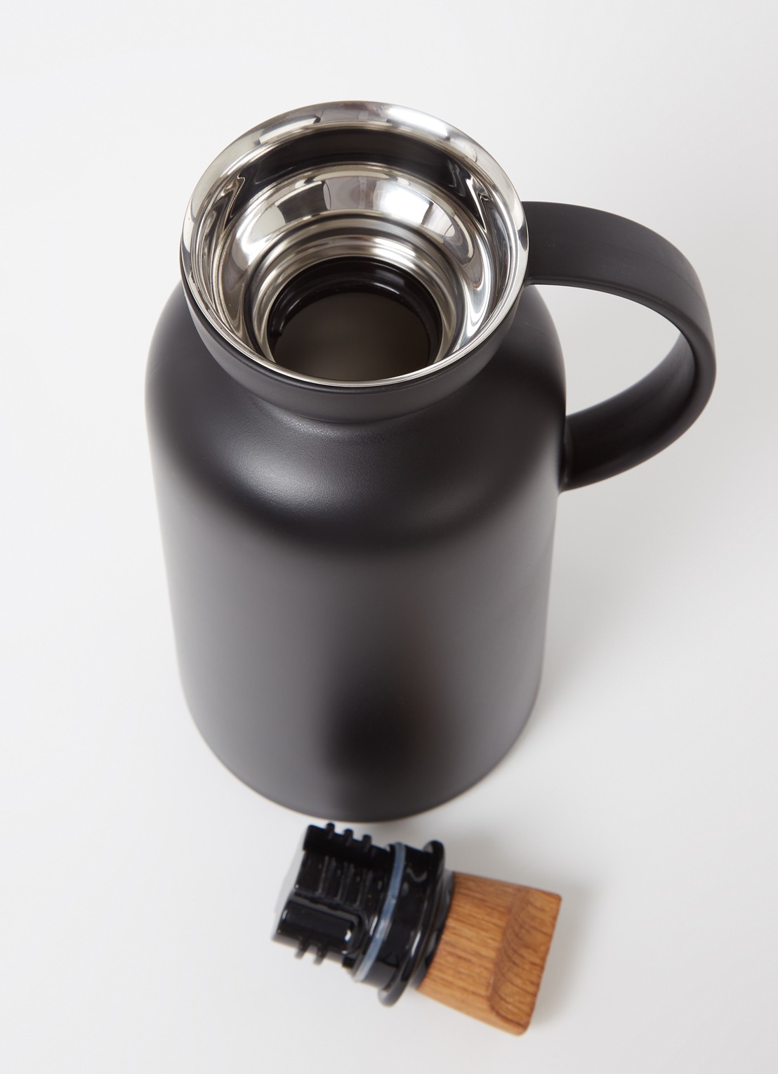 Eva Solo Silhouette thermoskan 1liter - voorkant 2 zwart