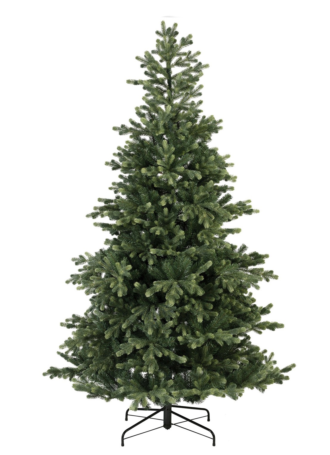 Everlands Geneva Fir kunstkerstboom 150 cm - voorkant groen