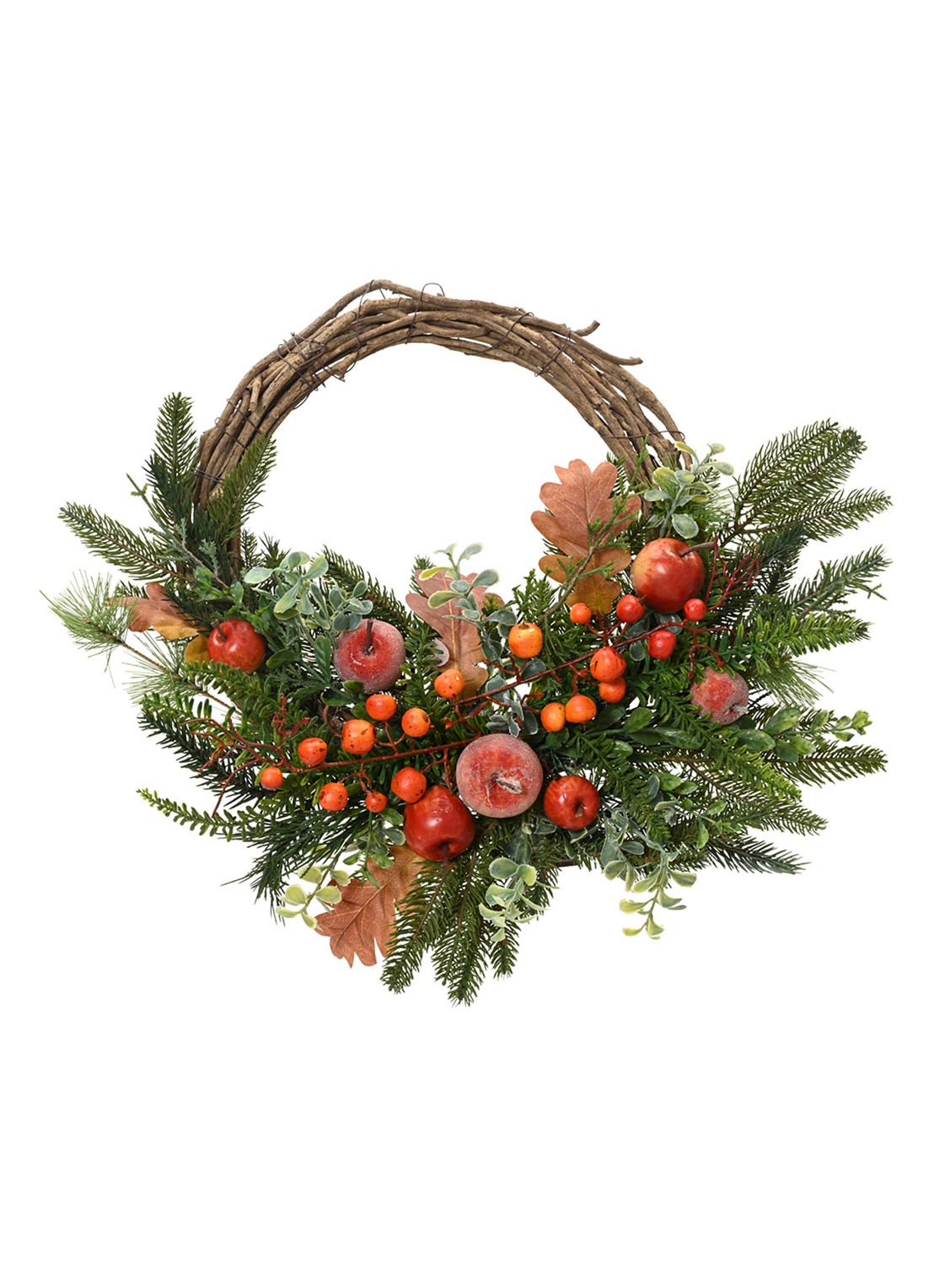 Everlands Kerstkrans 40 cm - voorkant groen