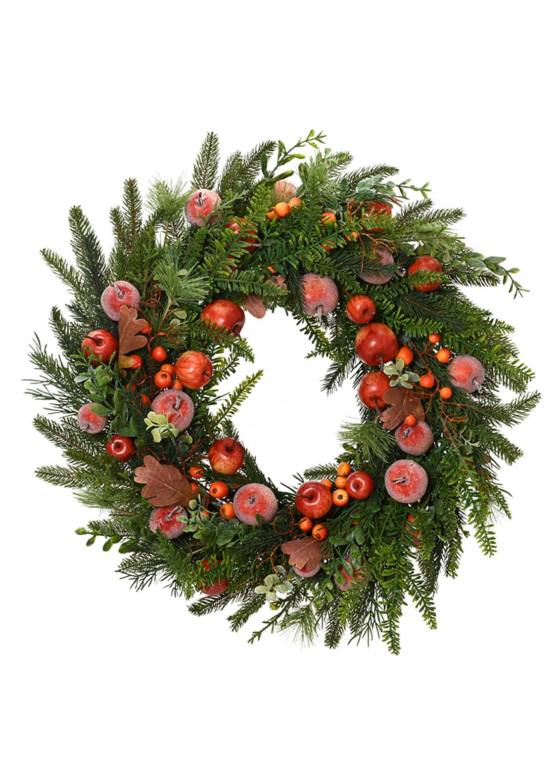 Everlands Kerstkrans 60 cm - voorkant groen
