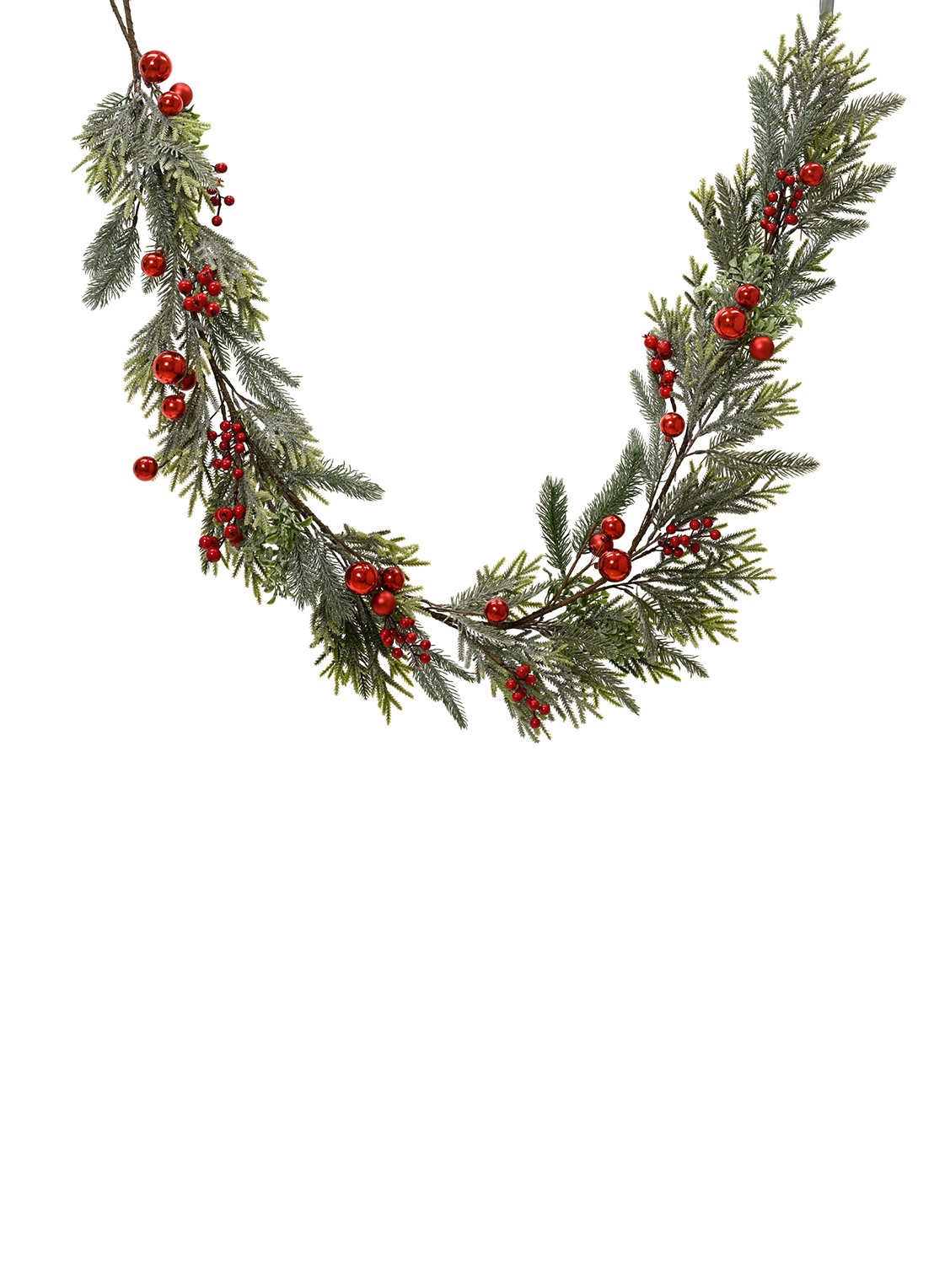 Everlands Kerstslinger 180 cm - voorkant groen