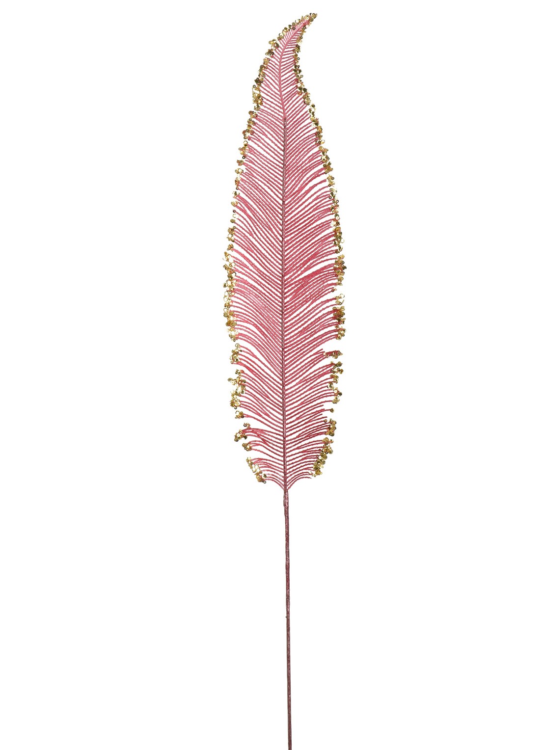 Everlands Varenspray kersttak 79 cm - voorkant roze