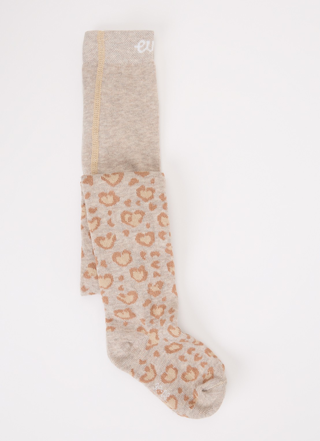 Ewers Maillot in katoenblend met panterprint - detail 2 donkerbeige