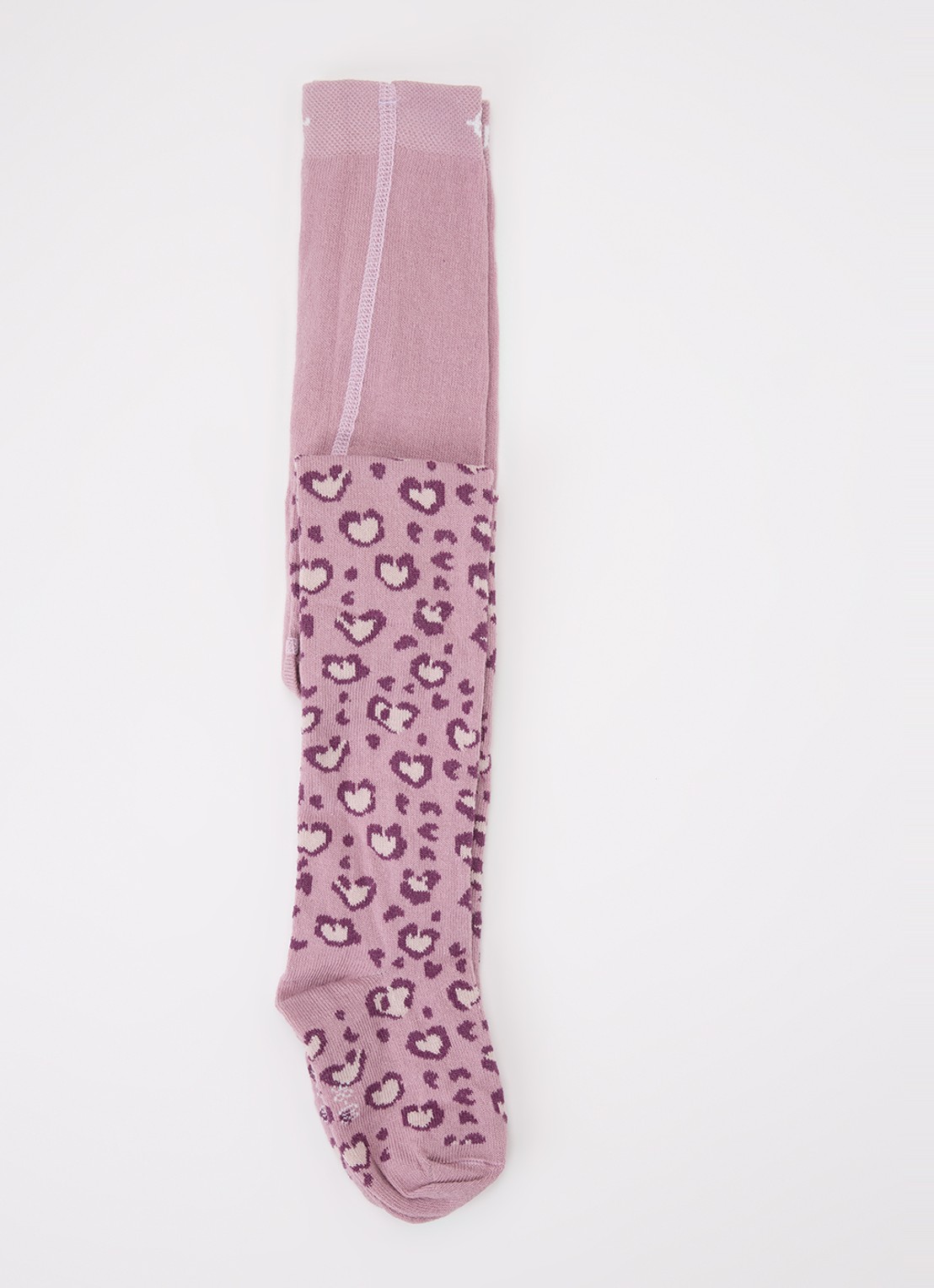Ewers Maillot in katoenblend met panterprint - detail lila