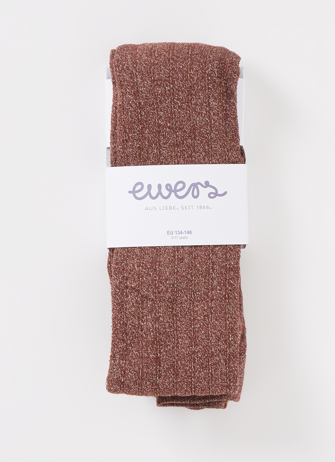 Ewers Maillot met lurex - voorkant 2 kastanjebruin