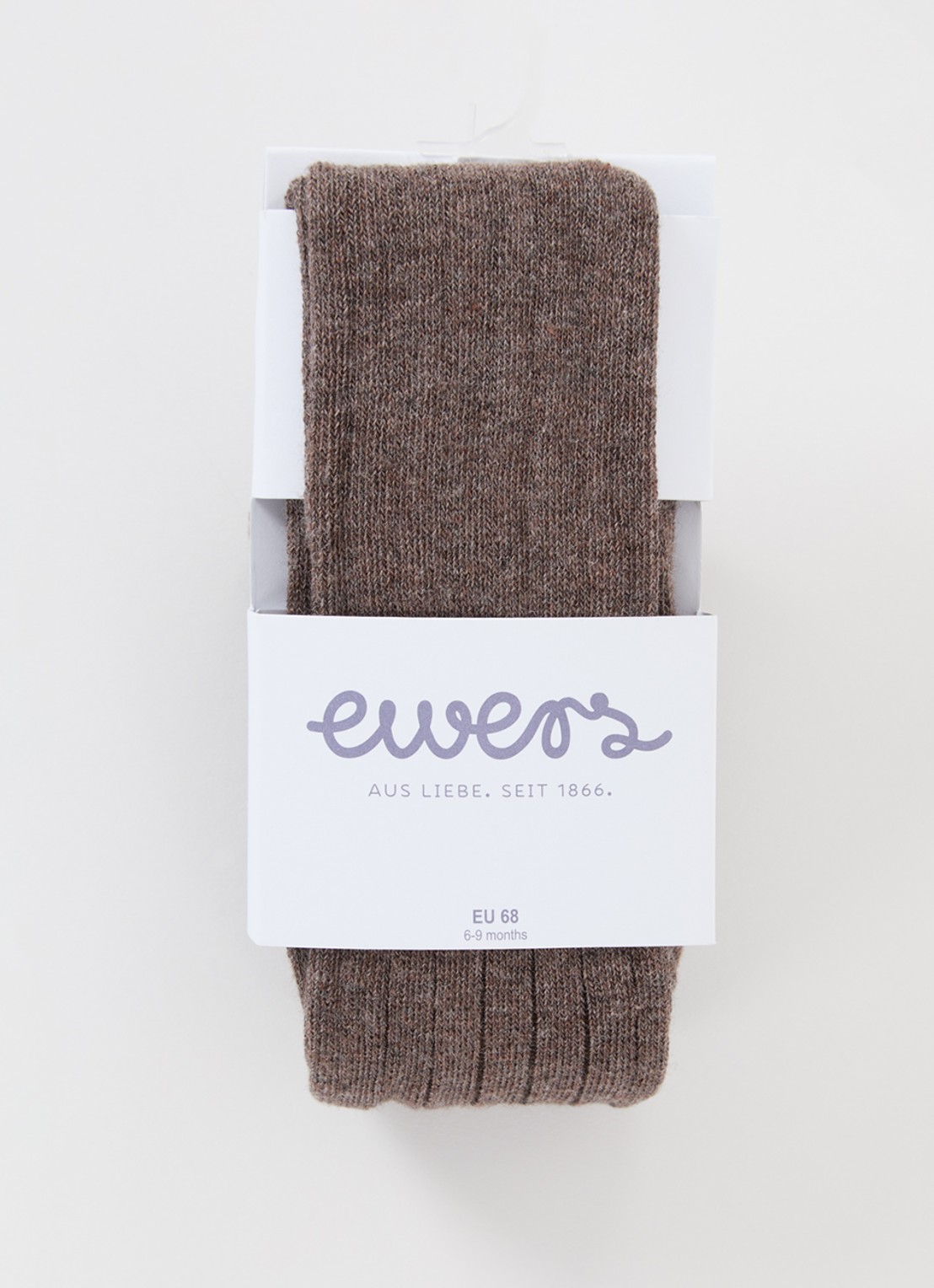 Ewers Maillot met ribstructuur - voorkant lichtbruin