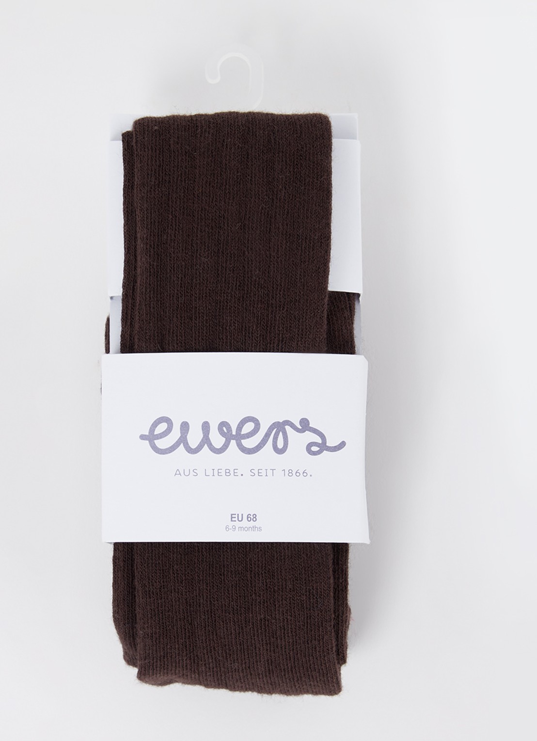 Ewers Maillot met ribstructuur - voorkant donkerbruin