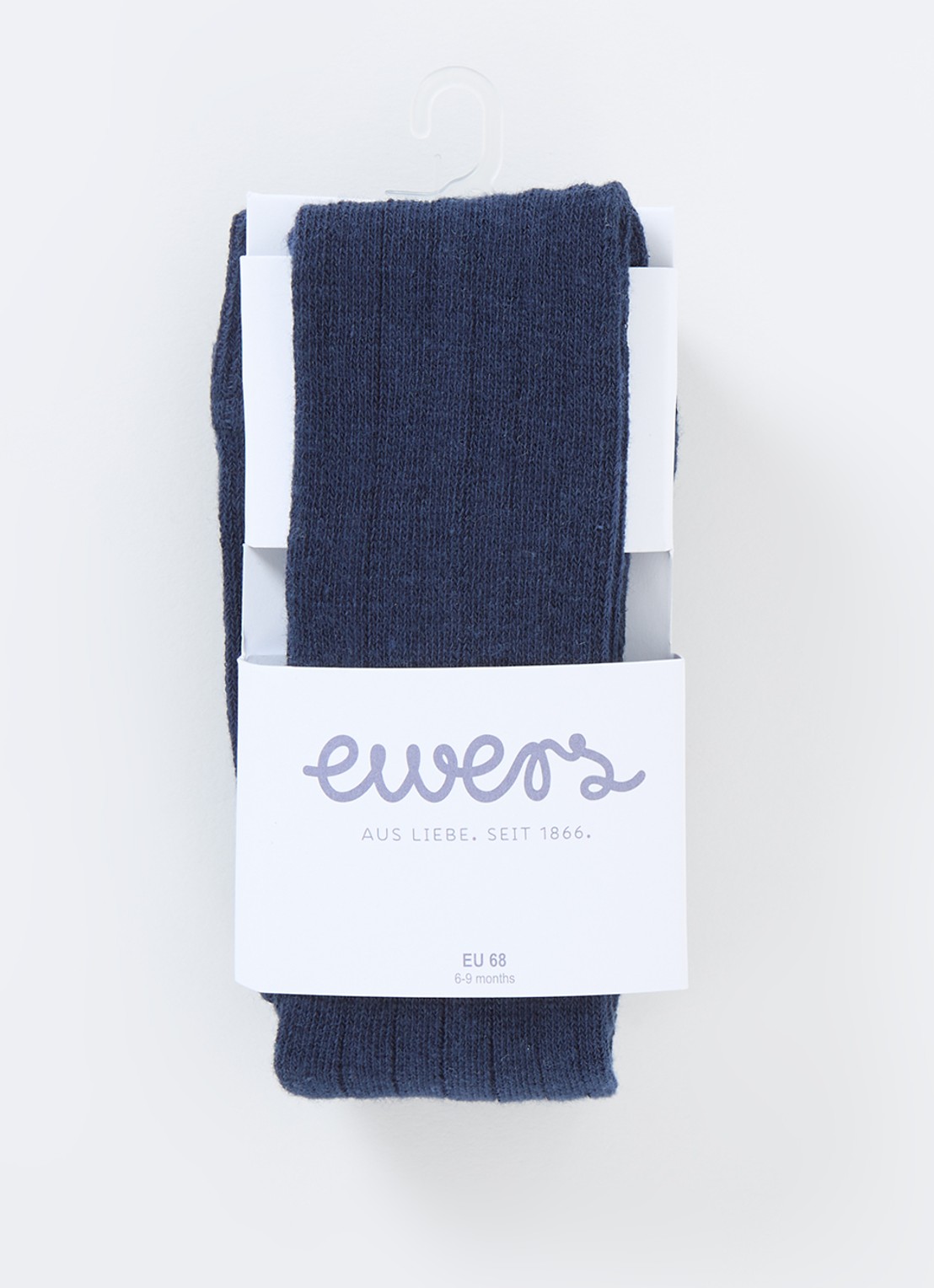 Ewers Maillot met ribstructuur - voorkant donkerblauw