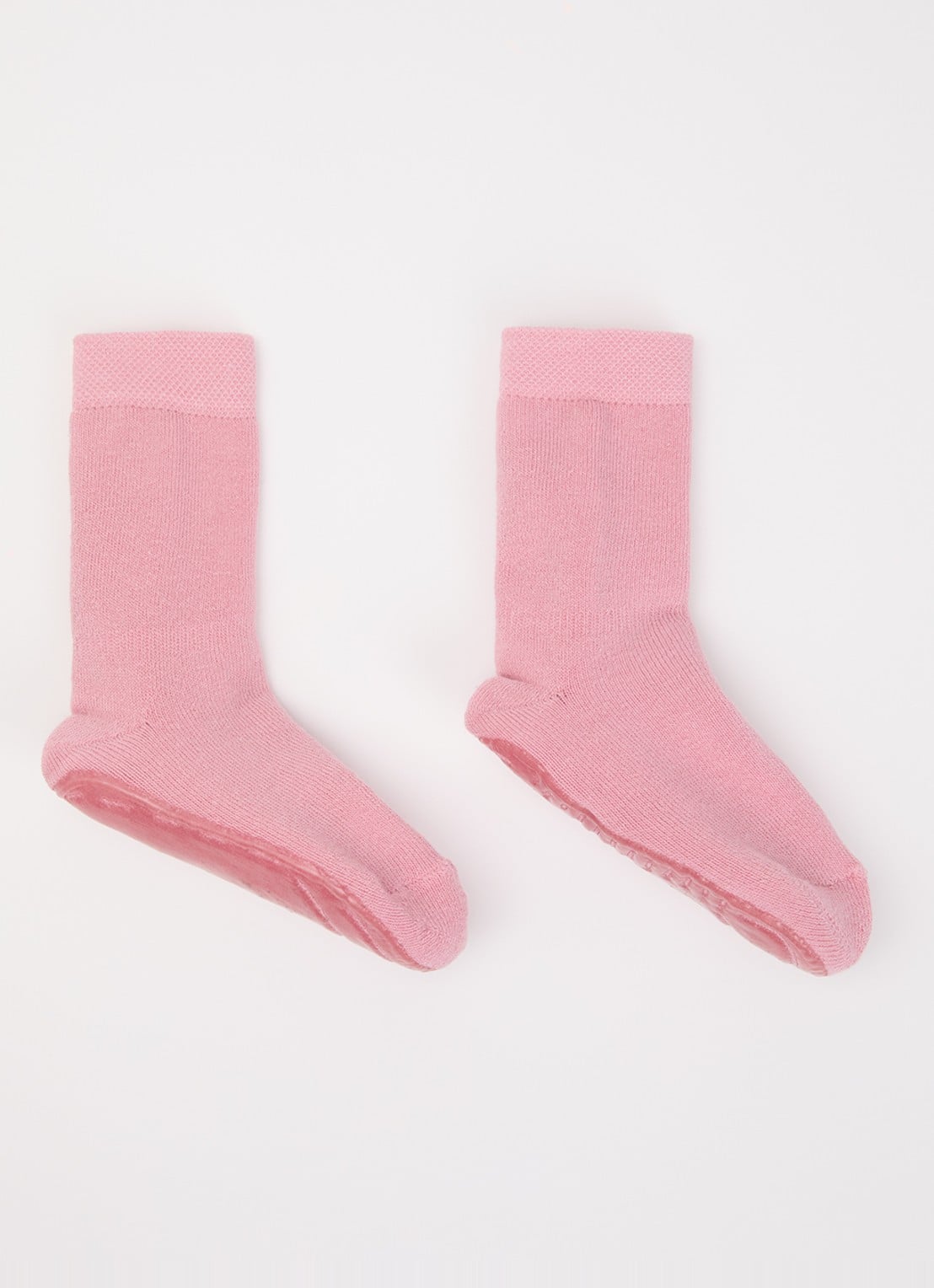 Ewers Stoppersocken sok in katoenblend met anti-slip  - voorkant roze