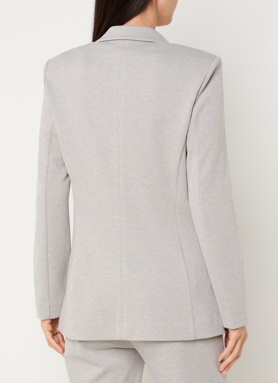 Expresso Blazer met paspelzakken - achterkant 2 lichtgrijs