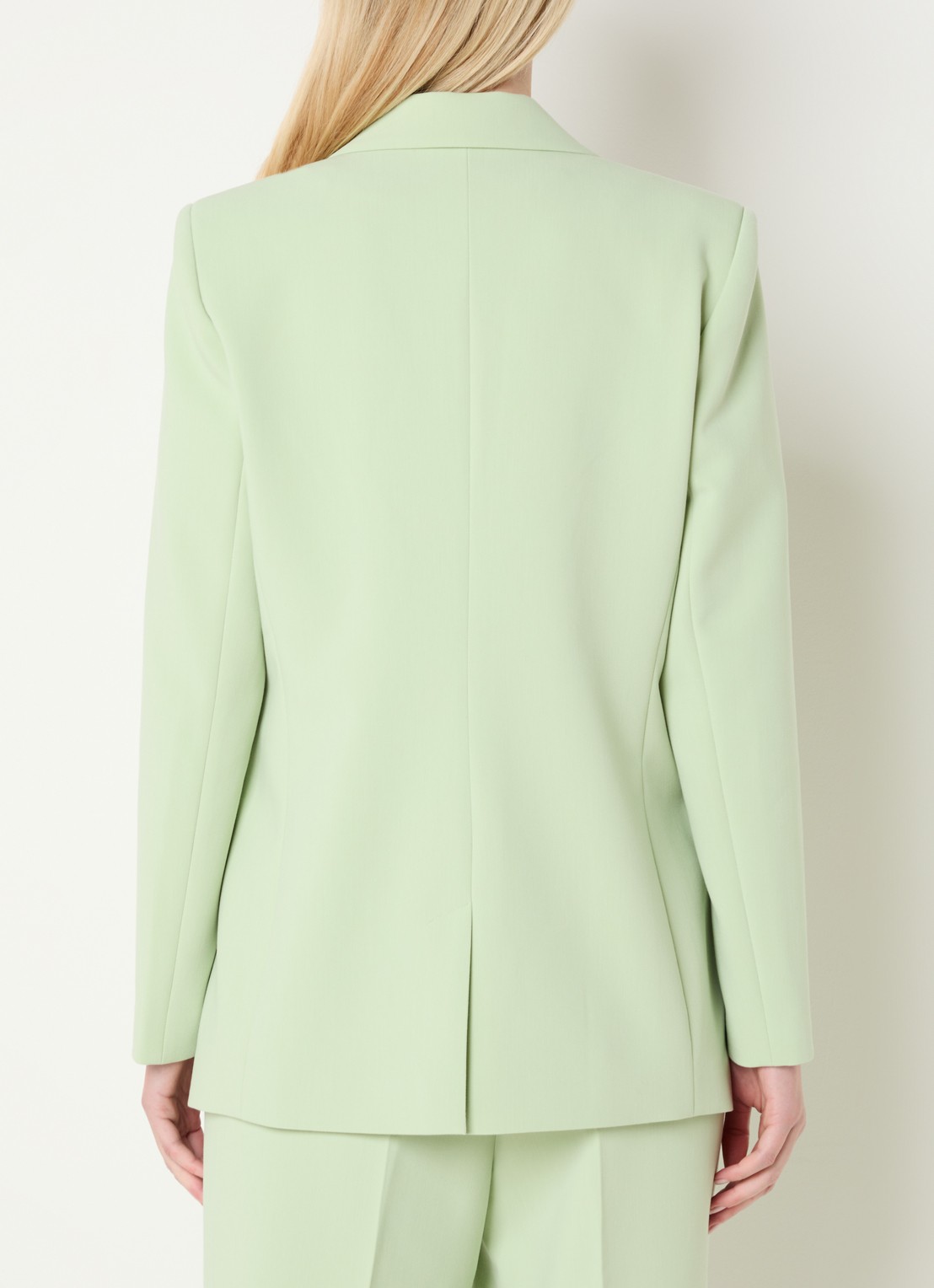 Expresso Blazer met paspelzakken - achterkant 2 lindegroen