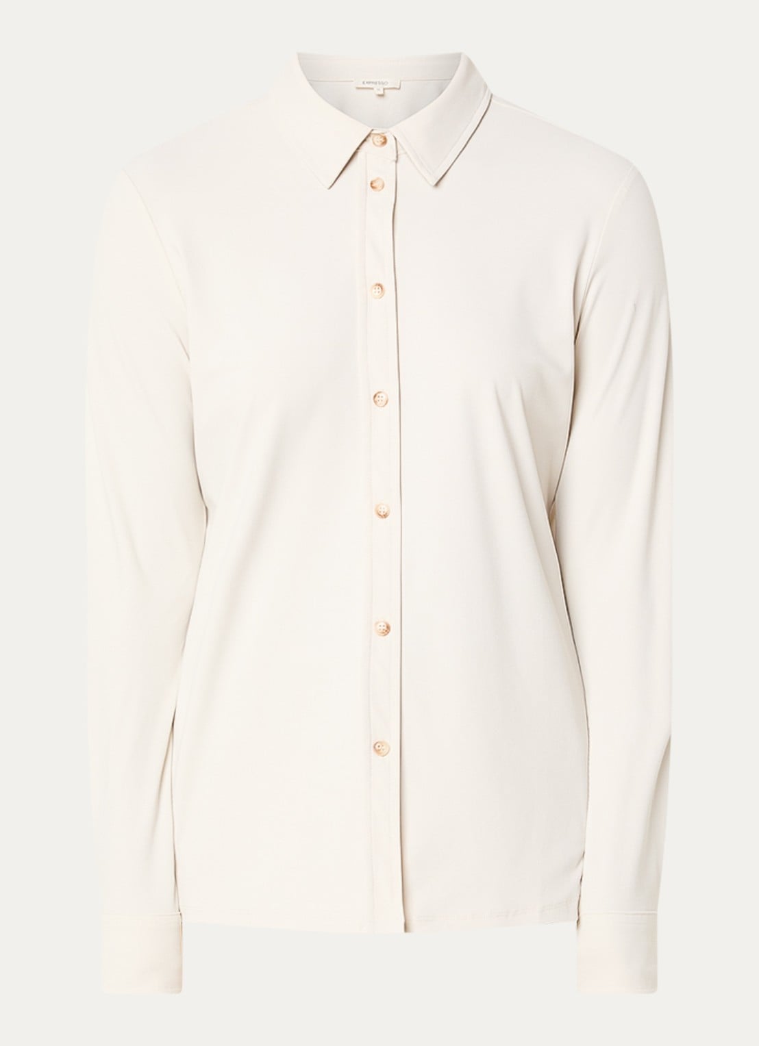 Expresso Blouse met kraag - voorkant creme