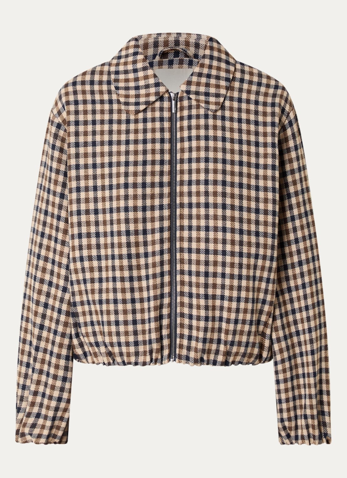 Expresso Jack met steekzakken en kraag - voorkant 2 beige
