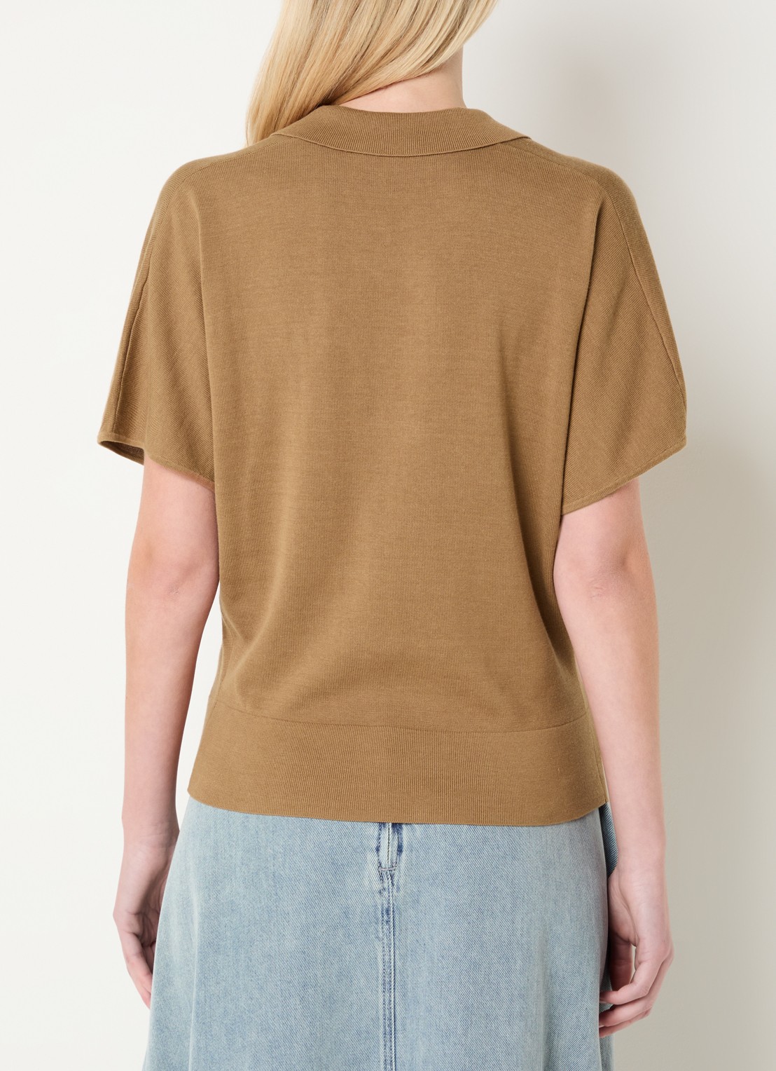 Expresso Polo met stretch - achterkant 4 wit