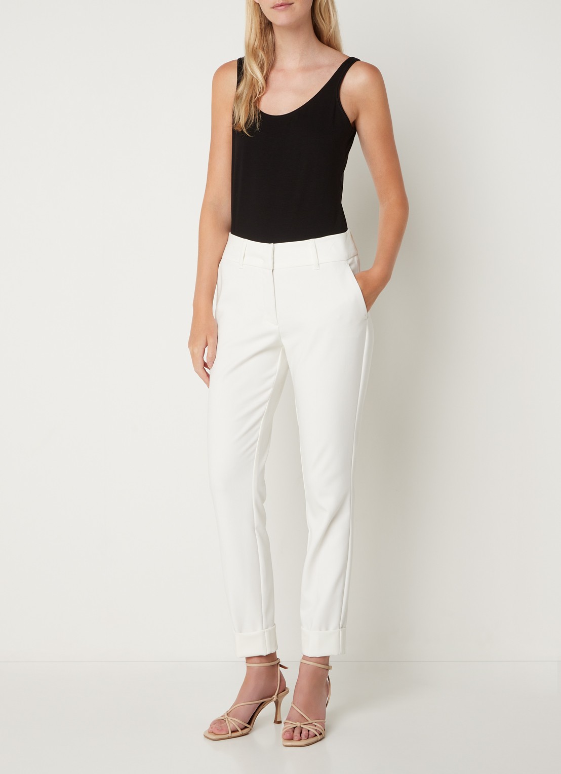 Expresso Singlet met stretch - voorkant 3 zwart