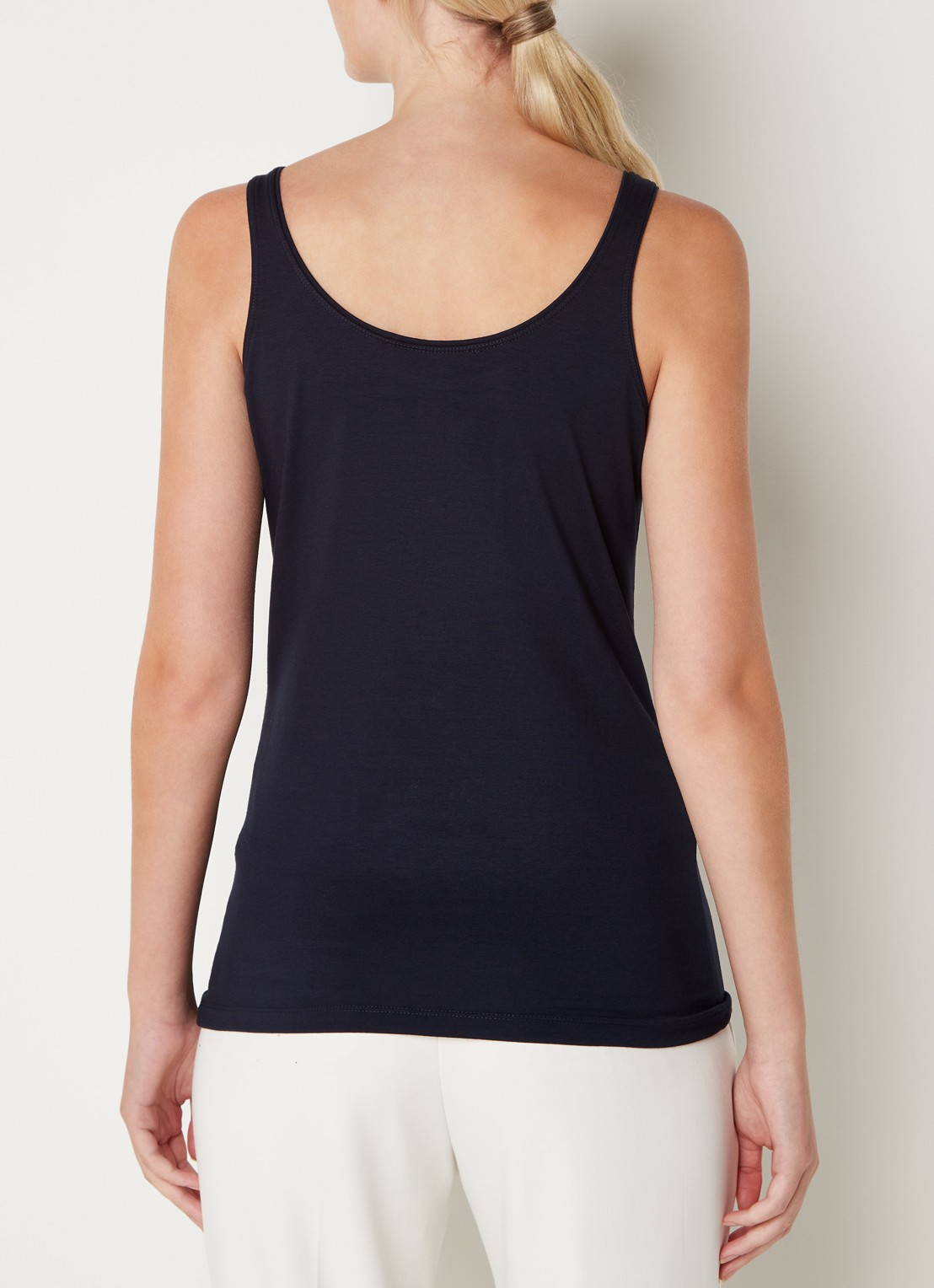 Expresso Singlet met stretch - achterkant 4 donkerblauw