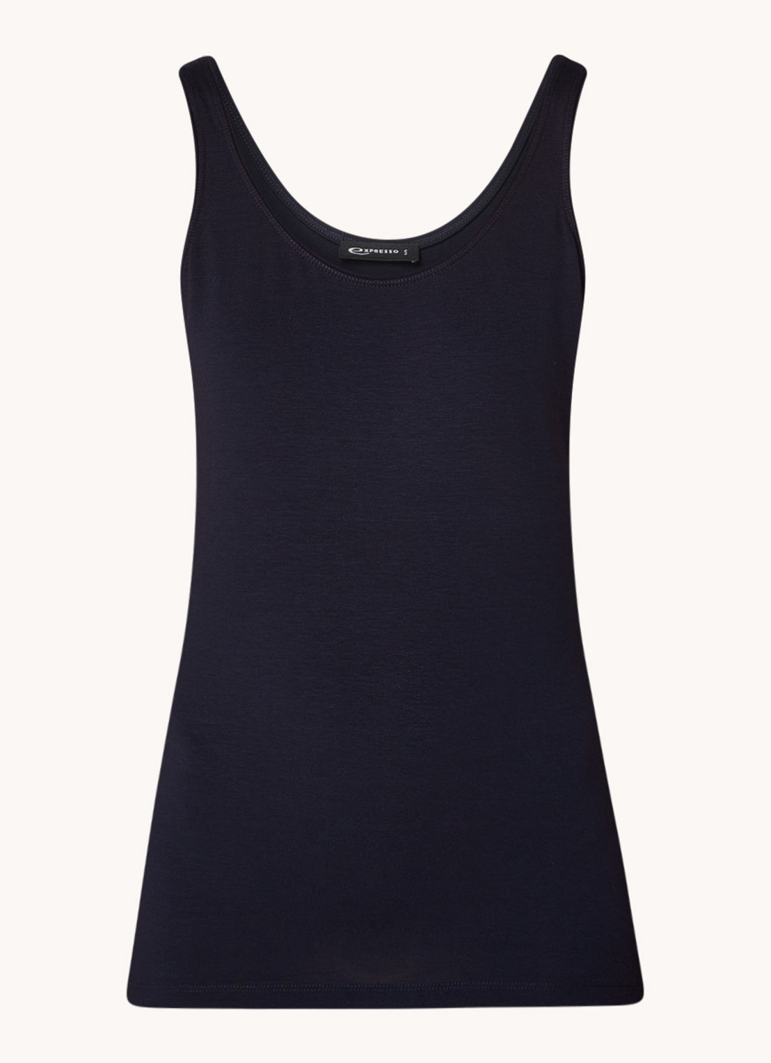 Expresso Singlet met stretch - voorkant donkerblauw