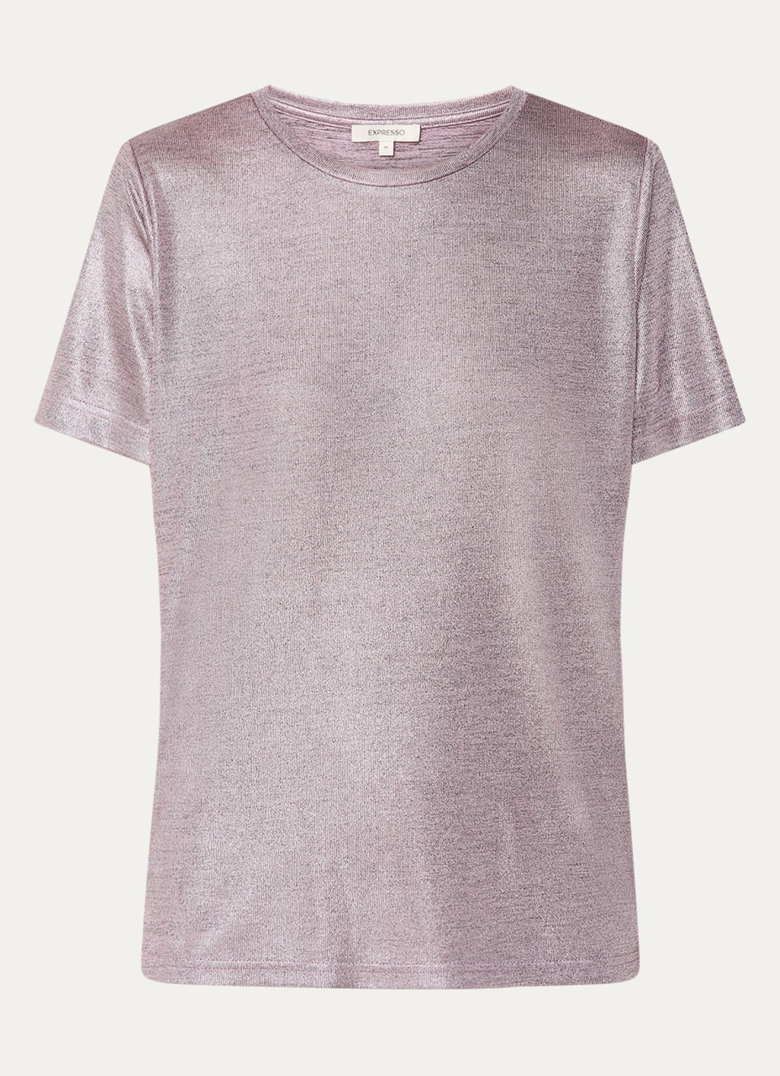 Expresso T-shirt met lurex - voorkant 2 lila