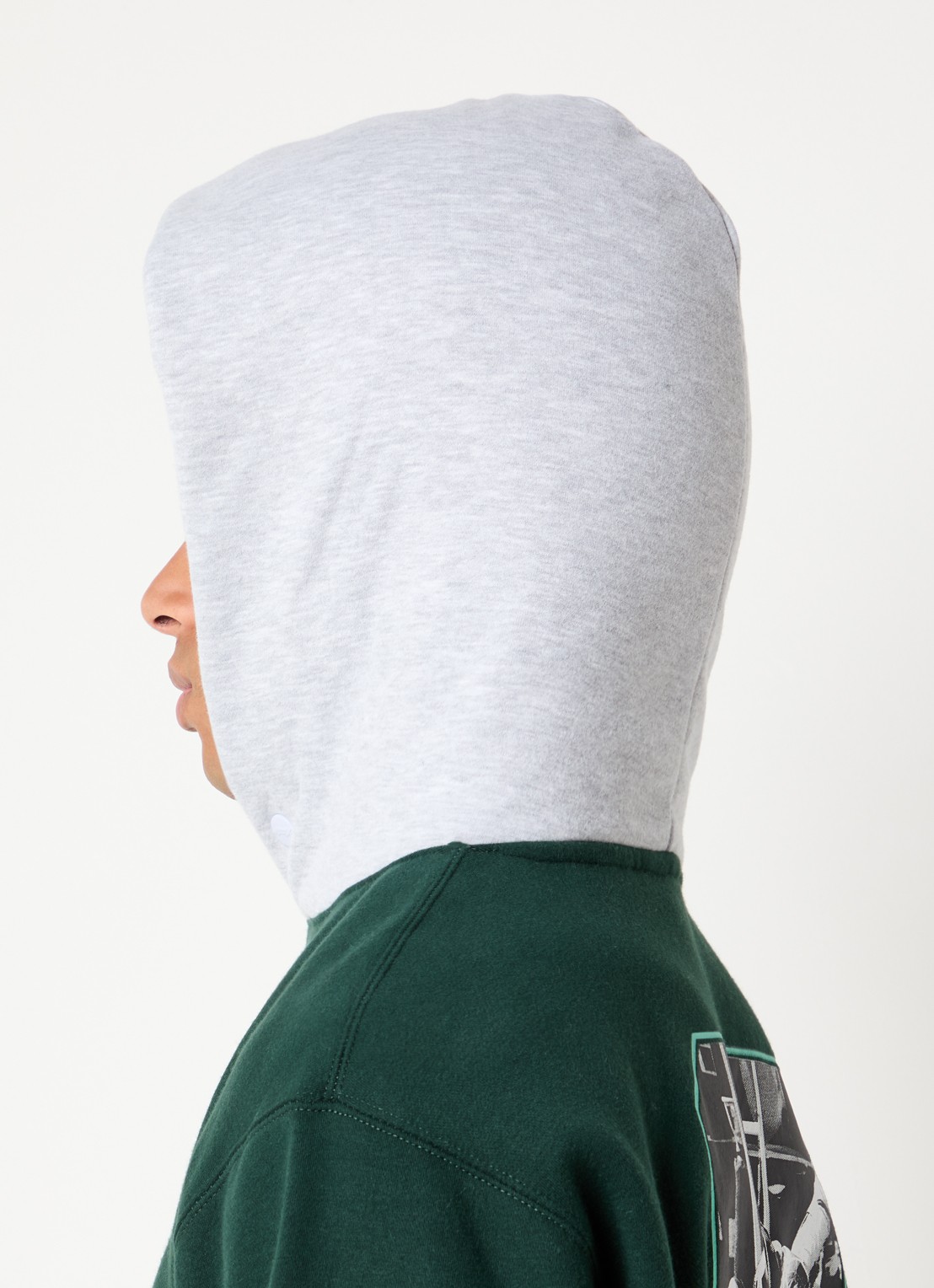 F1 All Hands hoodie met logo- en backprint - detail 4 donkergroen