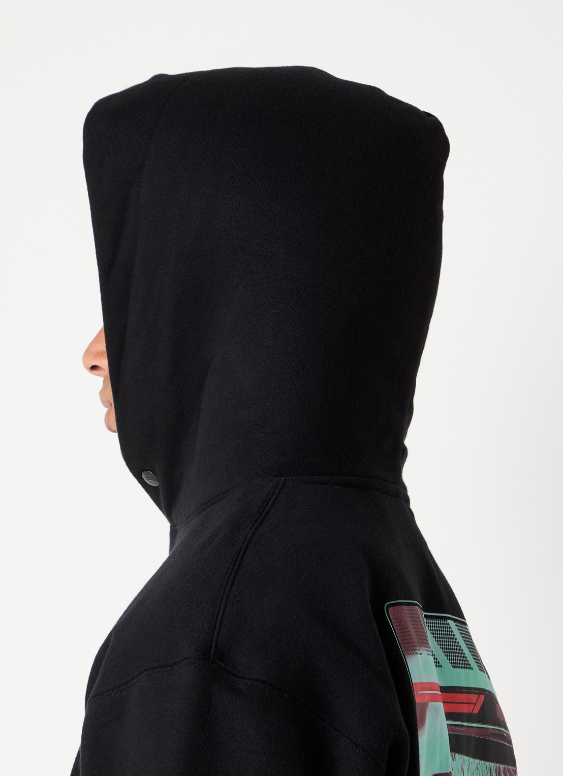 F1 Turbocharged hoodie met logo- en backprint - detail 5 zwart